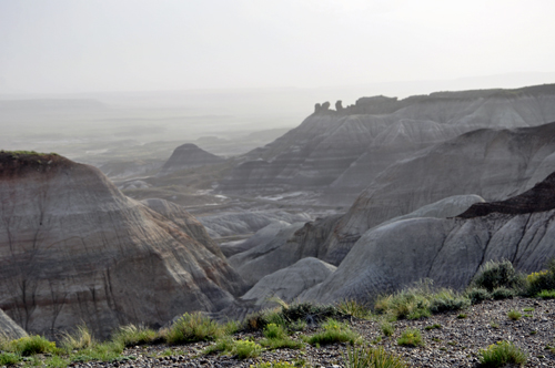 cone-shaped hills at Blue Mesa